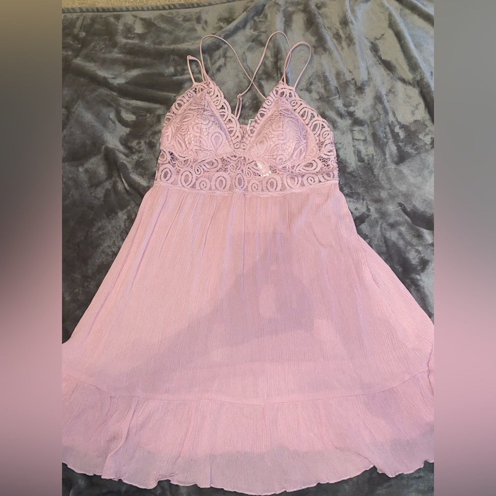 PINK victoria secret large dress pink with tags